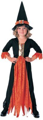 Gotisk heks i fløjl (3/4Y 111-122 CM) Gotisk heks i fløjl (3/4Y 111-122 CM)