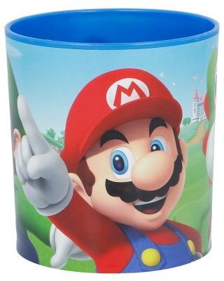 Super Mario Bros Super Mario, 350 ml plastbæger Super Mario Bros Super Mario, 350 ml plastbæger