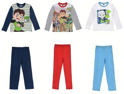 Ben 10 pyjamas (VIT, 8A - 128 CM) Ben 10 pyjamas (VIT, 8A - 128 CM)