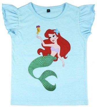 The Little Mermaid Den lille Havfrue Premium t-shirt (1/2 ÅR - 86/92 CM)