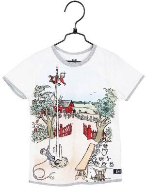 Emil i Lönneberga Hvid T-shirt (122 CM) Emil i Lönneberga Hvid T-shirt (122 CM)
