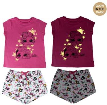 L.O.L. Surprise! L.O.L. Overraskelse! Glow in the Dark t-shirt og shorts (6 - 116 CM) L.O.L. Surprise! L.O.L. Overraskelse! Glow in the Dark t-shirt og shorts (6 - 116 CM)