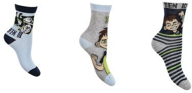 Ben 10 strømper 3 par (31/34) Ben 10 strømper 3 par (31/34)
