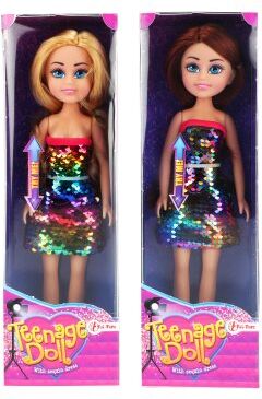 Toi-toys Doll med paillet kjole Toi-toys Doll med paillet kjole