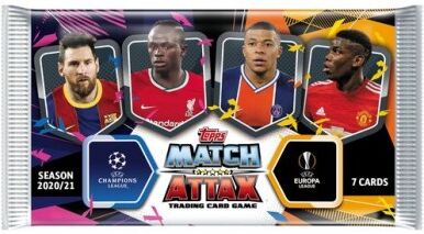 UEFA Champions League fodbold kort 2020/2021 Booster UEFA Champions League fodbold kort 2020/2021 Booster