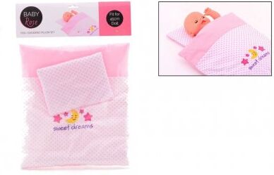 Johntoy Tæppe og pude dukke / tøjdyr