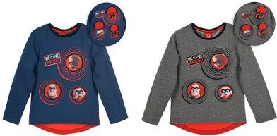 Disney Utrolige Utrolige langærmet skjorte (Grå, 3 ÅR - 98 CM) Disney Utrolige Utrolige langærmet skjorte (Grå, 3 ÅR - 98 CM)