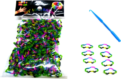 Rainbow Loom band i bilmotiv! (200 dele) Rainbow Loom band i bilmotiv! (200 dele)