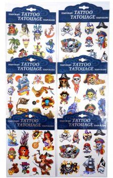 Robetoys pirat tatoveringer Robetoys pirat tatoveringer