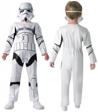 Star Wars Stormtrooper maskerade kostume (5/6Y - 110/116 CM) Star Wars Stormtrooper maskerade kostume (5/6Y - 110/116 CM)