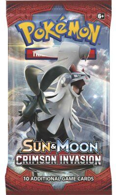 Pokémon Sun & Moon Crimson Invasion Booster samlekort Pokémon Sun & Moon Crimson Invasion Booster samlekort