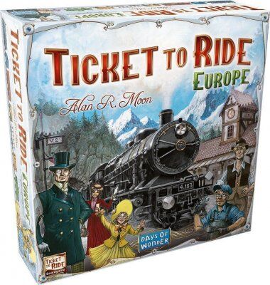 Asmodee Ticket To Ride Europe spil Asmodee Ticket To Ride Europe spil