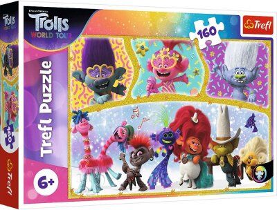 Tildas Trolls World Tour 160 bit puslespil Tildas Trolls World Tour 160 bit puslespil