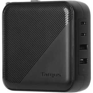 Targus Gan 100 W Usb-C/usb-A Multiport Oplader, Sort