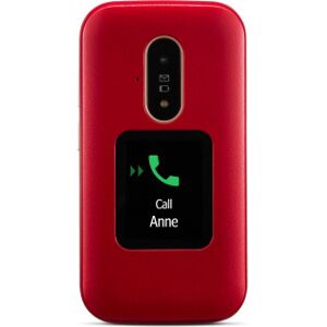 Doro 6881 - Klaptelefon, Rød/hvid