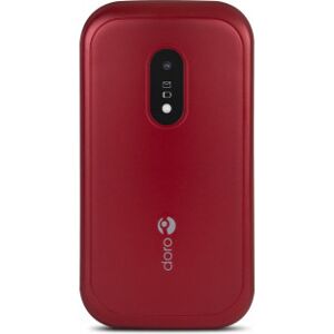 Doro 6041 - Flip Telefon, Rød/hvid
