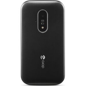 Doro 6821 -Klaptelefon, Sort / Hvid