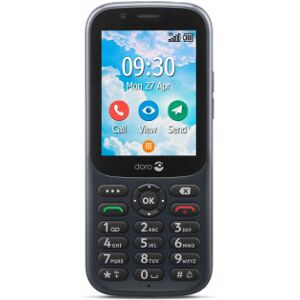 Doro 731x 4g -Basis Telefon Dual-Sim, Sort