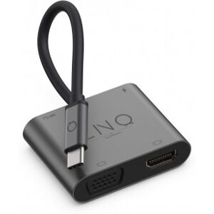 LINQ 4i1 Usbc Multiport Hub Adapter, Space Gray