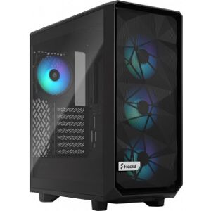 Fractal Design Meshify 2 Compact Lite Rgb Atx-Kabinet Med Vindue, Sort