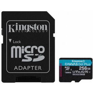 Kingston 256 Gb Canvas Go Plus Microsd-Kort Med 256 Gb