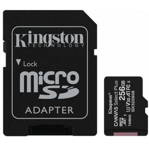 Kingston 256 Gb Canvas Select Plus Microsd-Kort Med 256 Gb