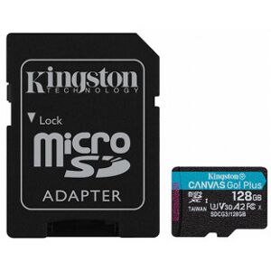 Kingston 128 Gb Canvas Go Plus Microsd-Kort