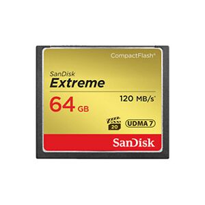 SanDisk 64gb Extreme Compact Flash (Cf) Hukommelseskort
