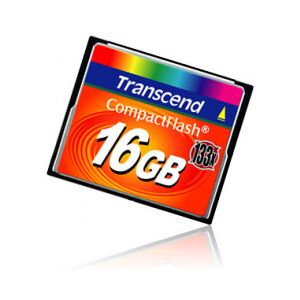 Transcend 16gb Compactflash 133x Hukommelseskort