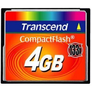 Transcend 4gb Compactflash 133x Hukommelseskort