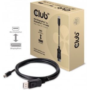 Club 3D Displayport - Mini Displayport 1.4 Hbr3 Kabel