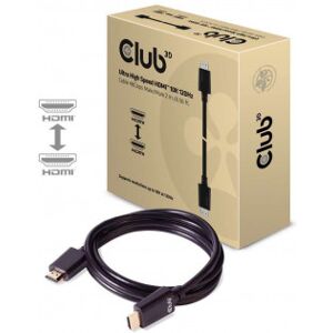 Club 3D Ultra High Speed Hdmi 2.1-Kabel, 10k 120hz, 2m, Sort