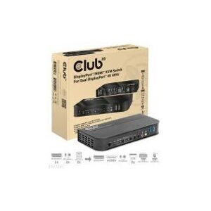 Club 3D Displayport/hdmi Kvm Switch Knapkasse