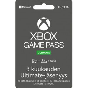 Microsoft Game Pass Ultimate 3 Måneders Medlemskab, Aktivationsko