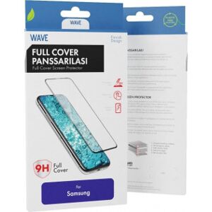 Wave Full Fit Panserglas, Samsung Galaxy A21s, Sort