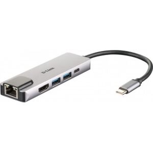 D-Link Dubm520 5i1 Usbc 3.0hub Hdmi/ethernetadapter