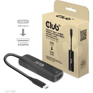 Club 3D Cac-1588 Type C - Hdmi 2.1 Pd 100w -Aktivadapter, 4k120 Hz - 8