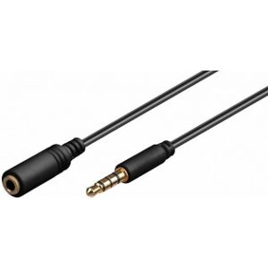 Goobay Trrs 4pin 3,5 Mm Han - 3,5 Mm Hun - Audioforlængerstik, 1,5 M