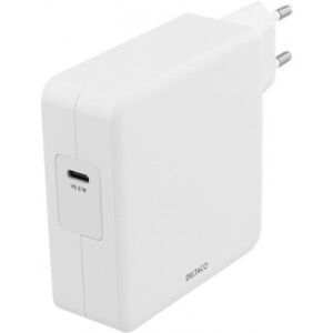 Deltaco Usbc-Ac117 87 W -Strømforsyning, Usb-C Pd, Hvid