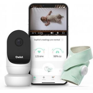 Owlet Monitor Duo: Smart Sok 3 + Cam 2 - Smart Sok + Babyvagt, Mint