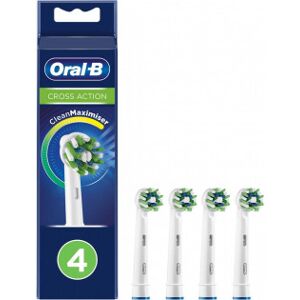 Oral-B Crossaction -Udskiftningsbørste, 4 Stk.