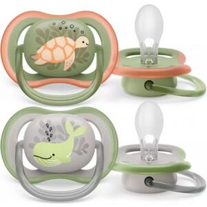 Philips Avent Scf085/60 Ultra Air -Sutter 6-18 Måneder, 2 Stk, Skildpa