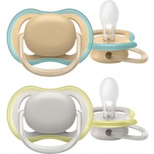 Philips Avent Scf085/15 Ultra Air -Sutter 0-6 Måneder, 2 Stk, Beige