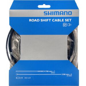 Shimano Road/mtb Gear Cable Set, Sort