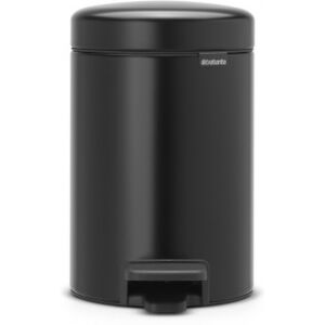 Brabantia Pedal Bin Newicon - Affaldsspand 3 L, Mat Sort