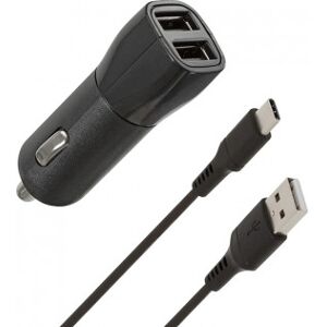 Wave Biloplader 2 X Usb Porte + Type-C-Kabel, 15,5 W