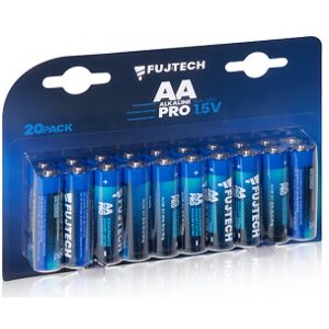 Fuj:tech Alkaline Pro Aa 1,5 V Batterier, 20 Stk