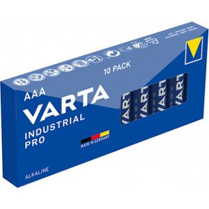 Varta Industrial Pro -Alkalibatteri, 10 Stk. Aaa (Lr03) Batterier