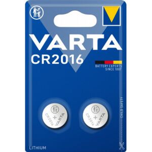 Varta Cr2016 -Batteri, 3 V, 2 Stk, Lithium