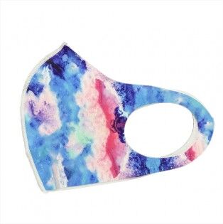 Genanvendelig mønstret stofmaske  - Vesipisarat Genanvendelig mønstret stofmaske  - Vesipisarat